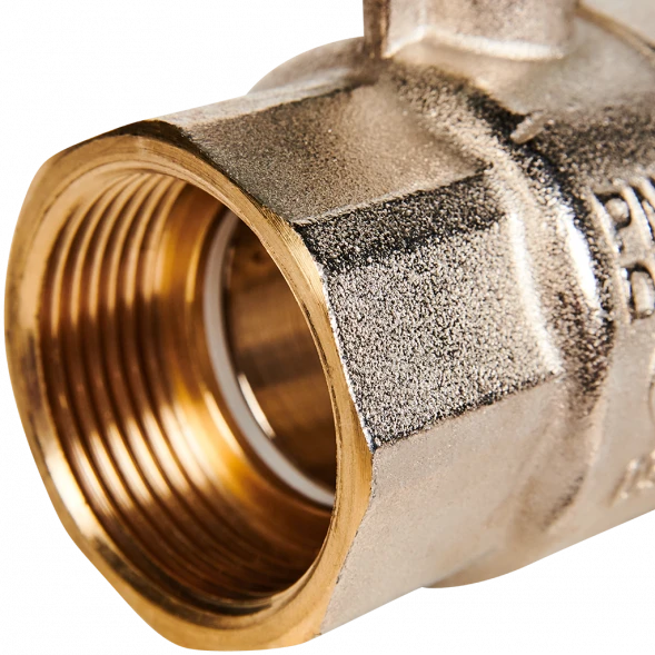 Кран шаровой полнопроходной STOUT ВР/НР ручка рычаг 1 1/4