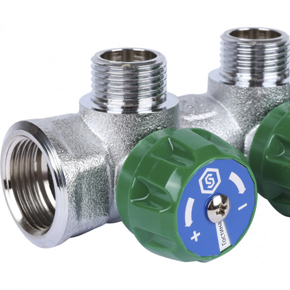 SMB-6849-341204 STOUT Коллектор регулирующий 3/4 , 4 отвода 1/2  плоское уплотнение