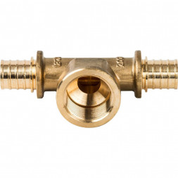 SFA-0028-002034 STOUT Тройник-переходник с внутренней резьбой 20xR 3/4  для труб из сшитого полиэтилена аксиальный (340012H052028B)