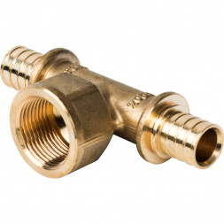 SFA-0028-002034 STOUT Тройник-переходник с внутренней резьбой 20xR 3/4  для труб из сшитого полиэтилена аксиальный (340012H052028B)