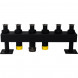 SDG-0016-005003 STOUT Стальной распределительный коллектор 3 отопительных контура. В теплоизоляции DN 32