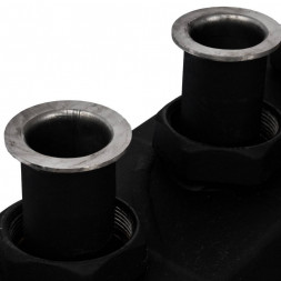 SDG-0016-005003 STOUT Стальной распределительный коллектор 3 отопительных контура. В теплоизоляции DN 32