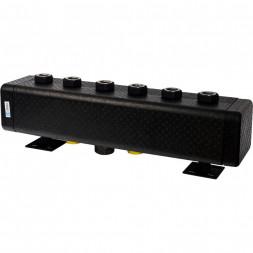 SDG-0016-005003 STOUT Стальной распределительный коллектор 3 отопительных контура. В теплоизоляции DN 32