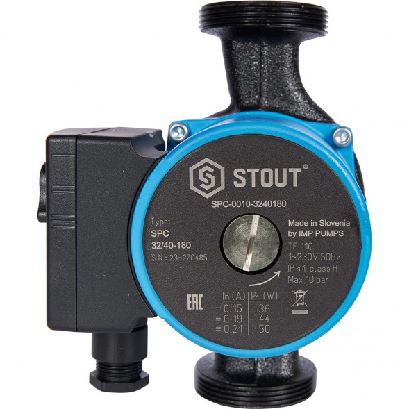 SPC-0010-3240180 STOUT Насос циркуляционный 32/40-180