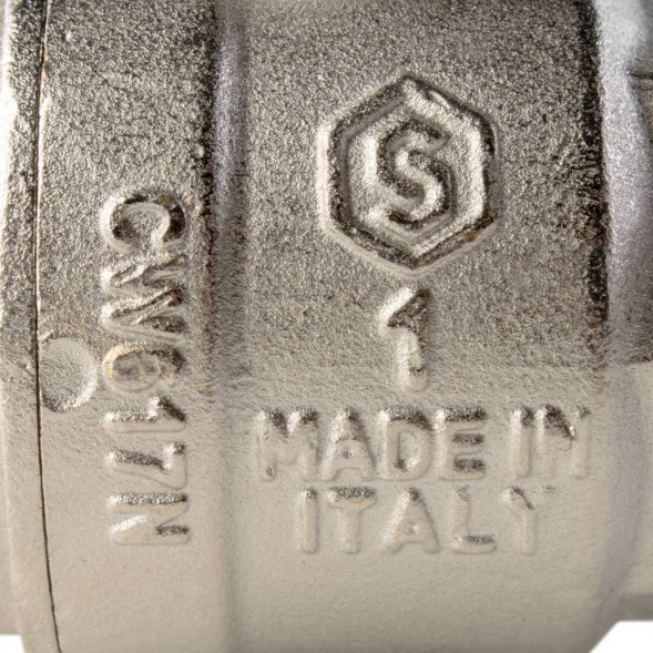 Кран шаровой STOUT полнопроходной, ВР/ВР, ручка бабочка 1