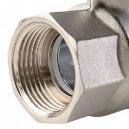 Кран шаровой STOUT полнопроходной, ВР/ВР, ручка бабочка 1