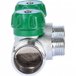 SMB-6849-011202 STOUT Коллектор регулирующий 1 , 2 отвода 1/2  плоское уплотнение