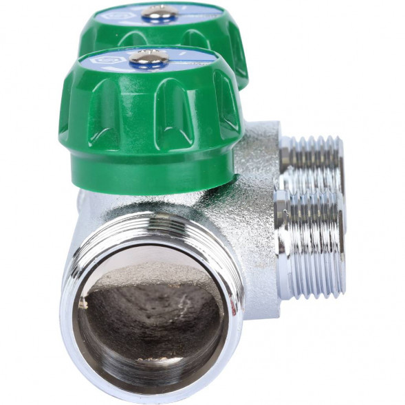 SMB-6849-011202 STOUT Коллектор регулирующий 1 , 2 отвода 1/2  плоское уплотнение