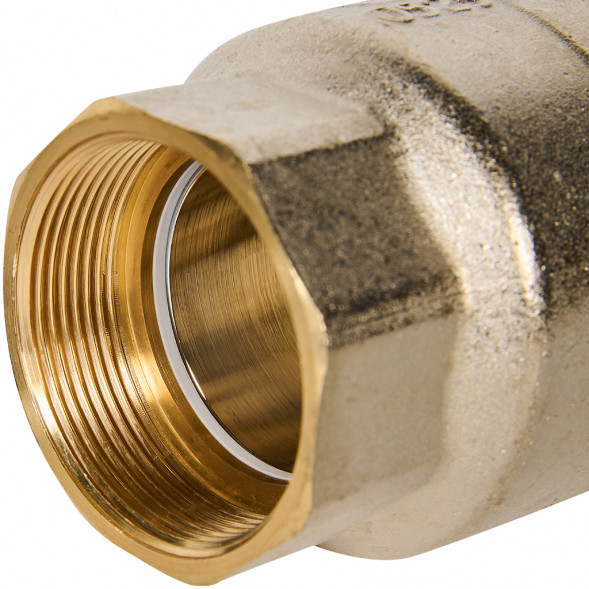 Кран шаровой полнопроходной STOUT ВР/НР ручка рычаг 2