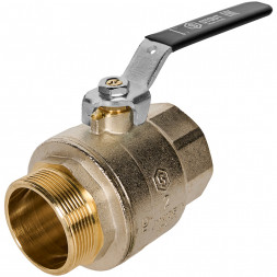 Кран шаровой полнопроходной STOUT ВР/НР ручка рычаг 2