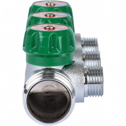SMB-6849-011203 STOUT Коллектор регулирующий 1 , 3 отвода 1/2  плоское уплотнение