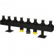 SDG-0016-005004 STOUT Стальной распределительный коллектор 4 отопительных контура. В теплоизоляции DN 32