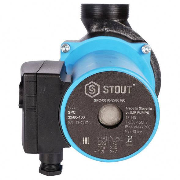 SPC-0010-3280180 STOUT Насос циркуляционный 32/80-180