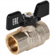 Кран шаровой полнопроходной STOUT ВР/ВР ручка бабочка 1/2