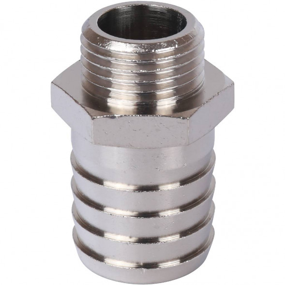 SFT-0067-001225 STOUT Штуцер НР никелированный 1/2 x25 (2600D9N042500B)