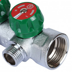 SMB-6849-011204 STOUT Коллектор регулирующий 1 , 4 отвода 1/2  плоское уплотнение