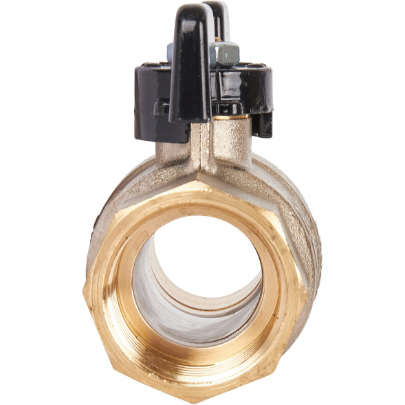 Кран шаровой STOUT полнопроходной, ВР/НР, ручка бабочка 1