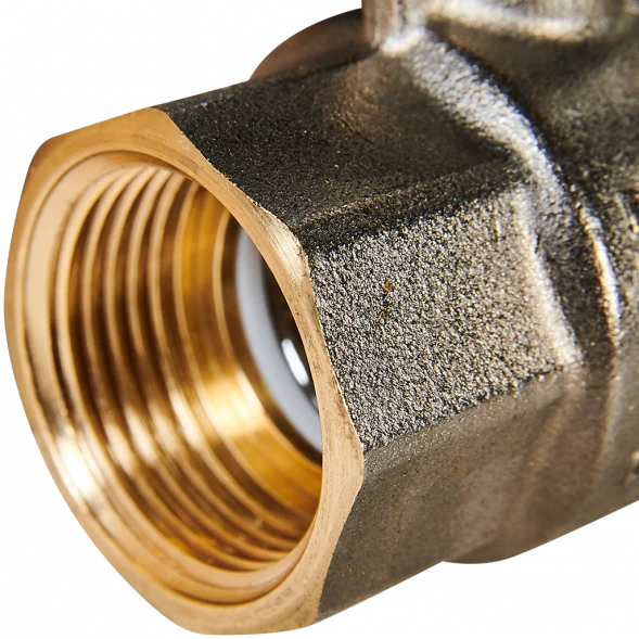 Кран шаровой полнопроходной STOUT ВР/ВР ручка бабочка 3/4