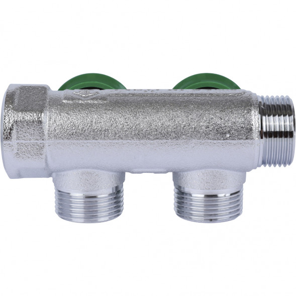 SMB-6850-343402 STOUT Коллектор регулирующий 3/4 , 2 отвода 3/4 ЕК