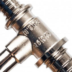 SFA-0026-252520 STOUT Трубка для подкл-я радиатора, Т-образная 25/15/20 для труб из сшитого полиэтилена аксиальный (3400K8N251520B)