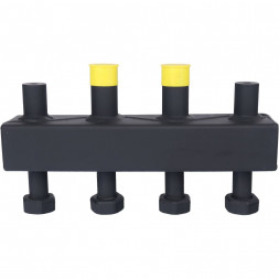 SDG-0016-002502 STOUT Стальной распределительный коллектор 2 отопительных контура. В теплоизоляции DN 20