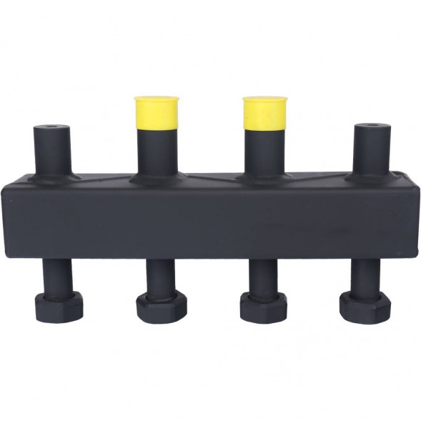 SDG-0016-002502 STOUT Стальной распределительный коллектор 2 отопительных контура. В теплоизоляции DN 20