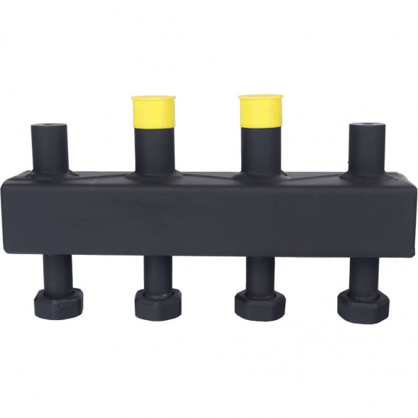 SDG-0016-002502 STOUT Стальной распределительный коллектор 2 отопительных контура. В теплоизоляции DN 20