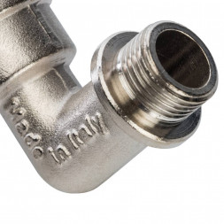 SFT-0016-000038 STOUT Угольник с упором НВ никелированный 3/8 (270024N030300B)