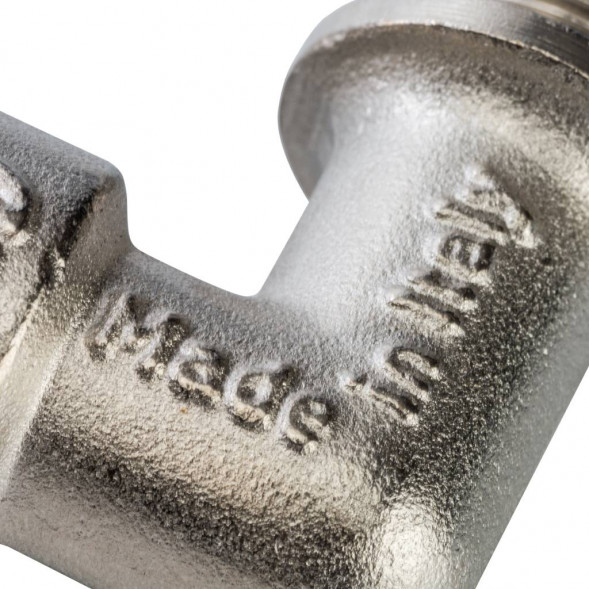 SFT-0016-000038 STOUT Угольник с упором НВ никелированный 3/8 (270024N030300B)