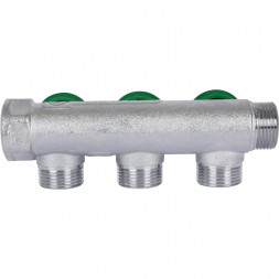 SMB-6850-343403 STOUT Коллектор регулирующий 3/4 , 3 отвода 3/4 ЕК