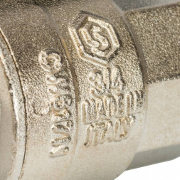 Кран шаровой полнопроходной STOUT ВР/НР, ручка бабочка 3/4