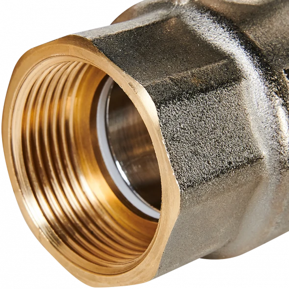 Кран шаровой полнопроходной STOUT ВР/ВР ручка бабочка 1 1/4