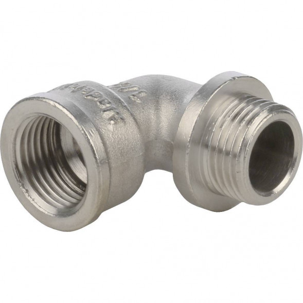 SFT-0016-000012 STOUT Угольник с упором НВ никелированный 1/2 (270024N040400B)