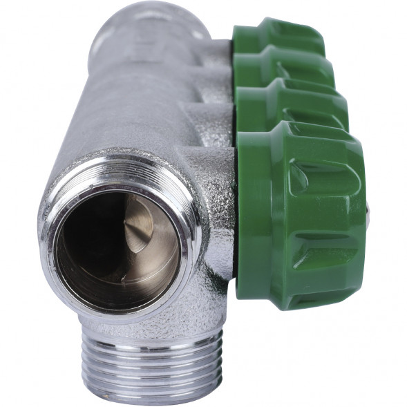 SMB-6850-343404 STOUT Коллектор регулирующий 3/4 , 4 отвода 3/4 ЕК