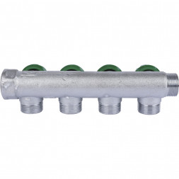 SMB-6850-343404 STOUT Коллектор регулирующий 3/4 , 4 отвода 3/4 ЕК