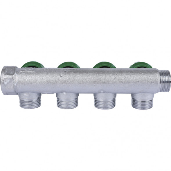 SMB-6850-343404 STOUT Коллектор регулирующий 3/4 , 4 отвода 3/4 ЕК