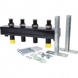 SDG-0018-002502 STOUT Стальной распределительный коллектор 2 отопительных контура с гидравлическим разделителем DN 20