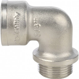 SFT-0016-000034 STOUT Угольник с упором НВ никелированный 3/4 (270024N050500B)