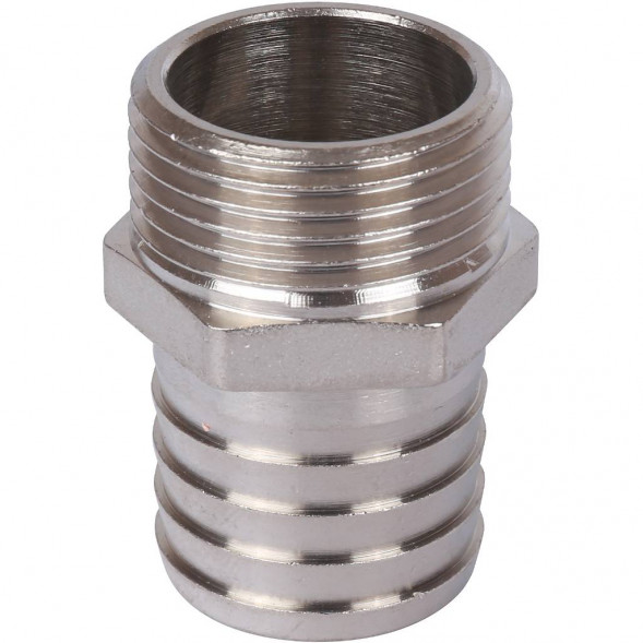 SFT-0067-000130 STOUT Штуцер НР никелированный 1 x30 (2600D9N103000B)