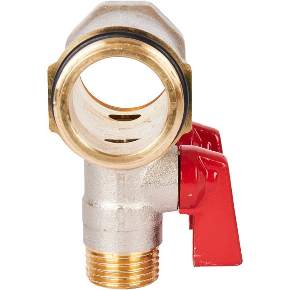 SMB 6210 011202 STOUT Коллектор с шаровыми кранами 1 , 2 отвода 1/2  (красные ручки) (6200R6N1004R2B)