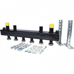 SDG-0018-002503 STOUT Стальной распределительный коллектор 3 отопительных контура с гидравлическим разделителем DN 20