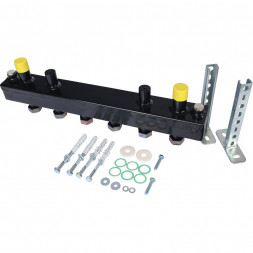 SDG-0018-002503 STOUT Стальной распределительный коллектор 3 отопительных контура с гидравлическим разделителем DN 20