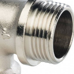 SFT-0016-000001 STOUT Угольник с упором НВ никелированный 1 (270024N101000B)