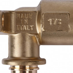 SFA-0032-002012 STOUT Угольник настенный с длинным нарезным патрубком 20-Rp 1/2  для труб из сшитого полиэтилена аксиальный (340023H042057B)