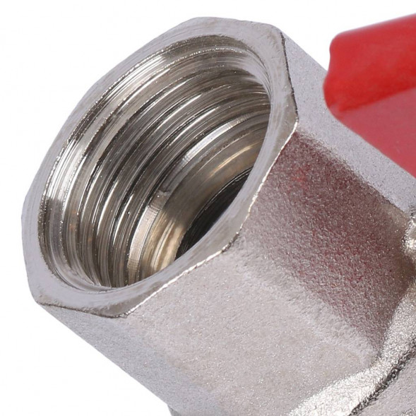 Кран шаровой полнопроходной STOUT с американкой , ВР/НР, ручка бабочка 1/2 (EPDM)