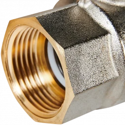 Кран шаровой полнопроходной STOUT ВР/НР ручка бабочка 1