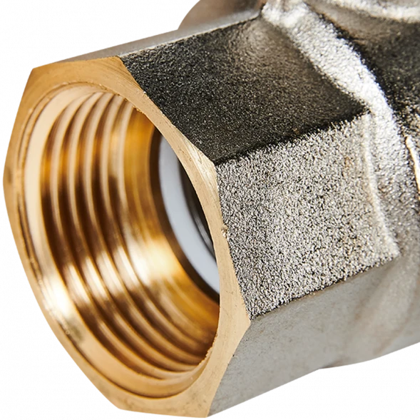 Кран шаровой полнопроходной STOUT ВР/НР ручка бабочка 1