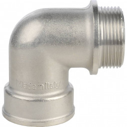 SFT-0016-000114 STOUT Угольник с упором НВ никелированный 1 1/4 (270024N121200B)