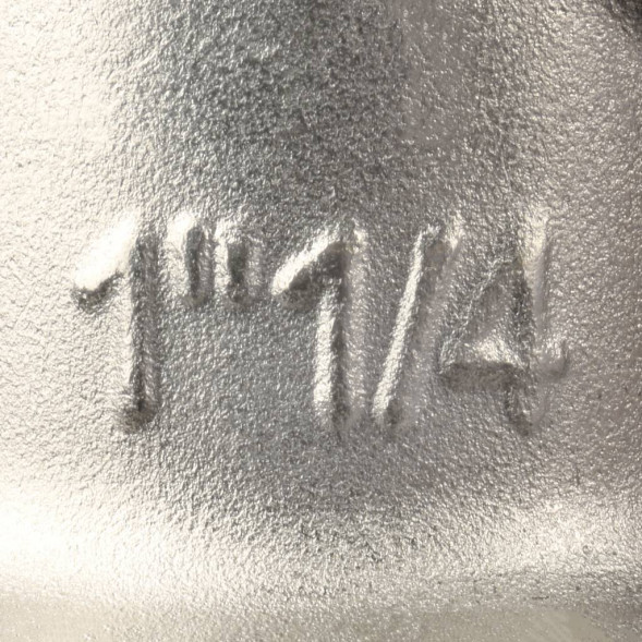 SFT-0016-000114 STOUT Угольник с упором НВ никелированный 1 1/4 (270024N121200B)