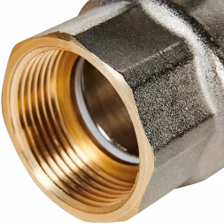 Кран шаровой полнопроходной STOUT ВР/НР ручка бабочка 1 1/4